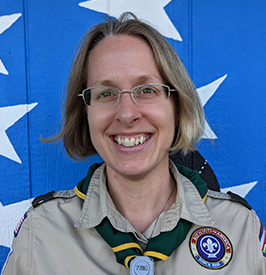 Scoutmaster Erica Ellard